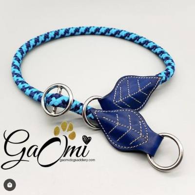 Collier chien cuir pleine fleur Gaomi